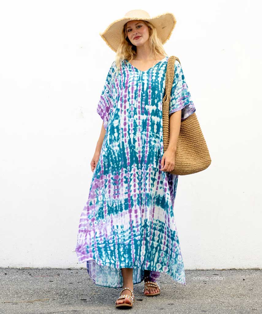Kaftan Sienna Bali - Azul Lilás