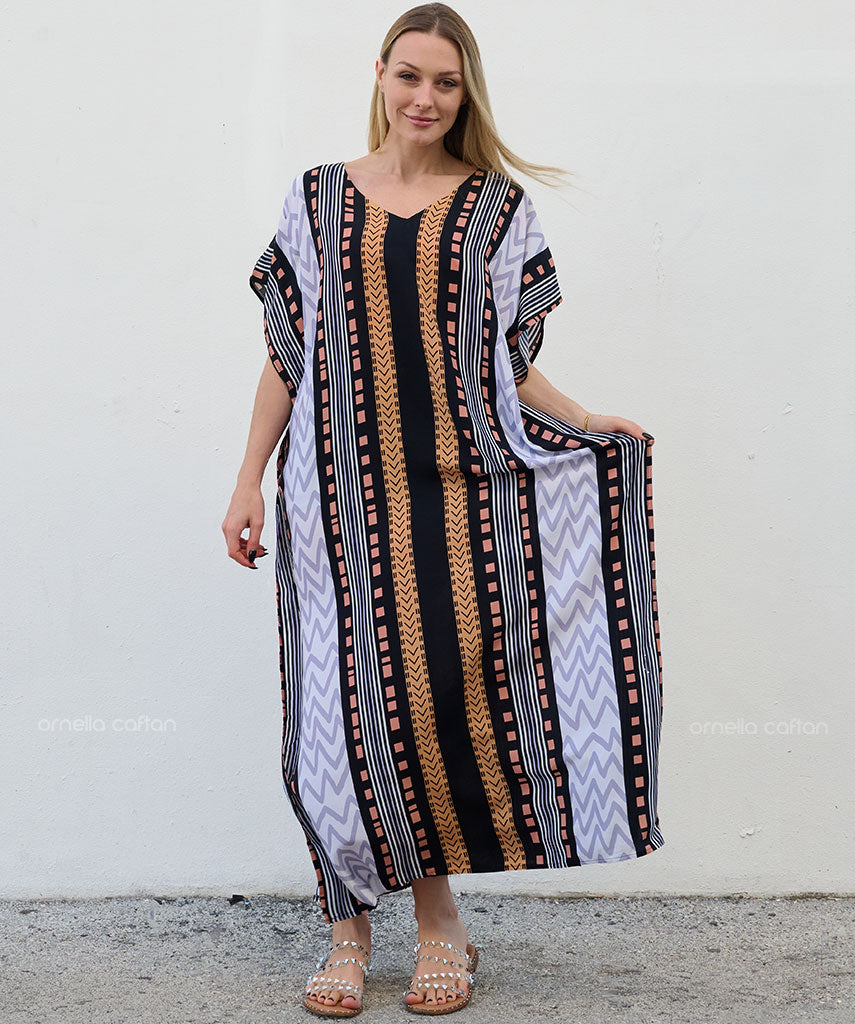 Kaftan Sienna Zuri - Étnico Dourado
