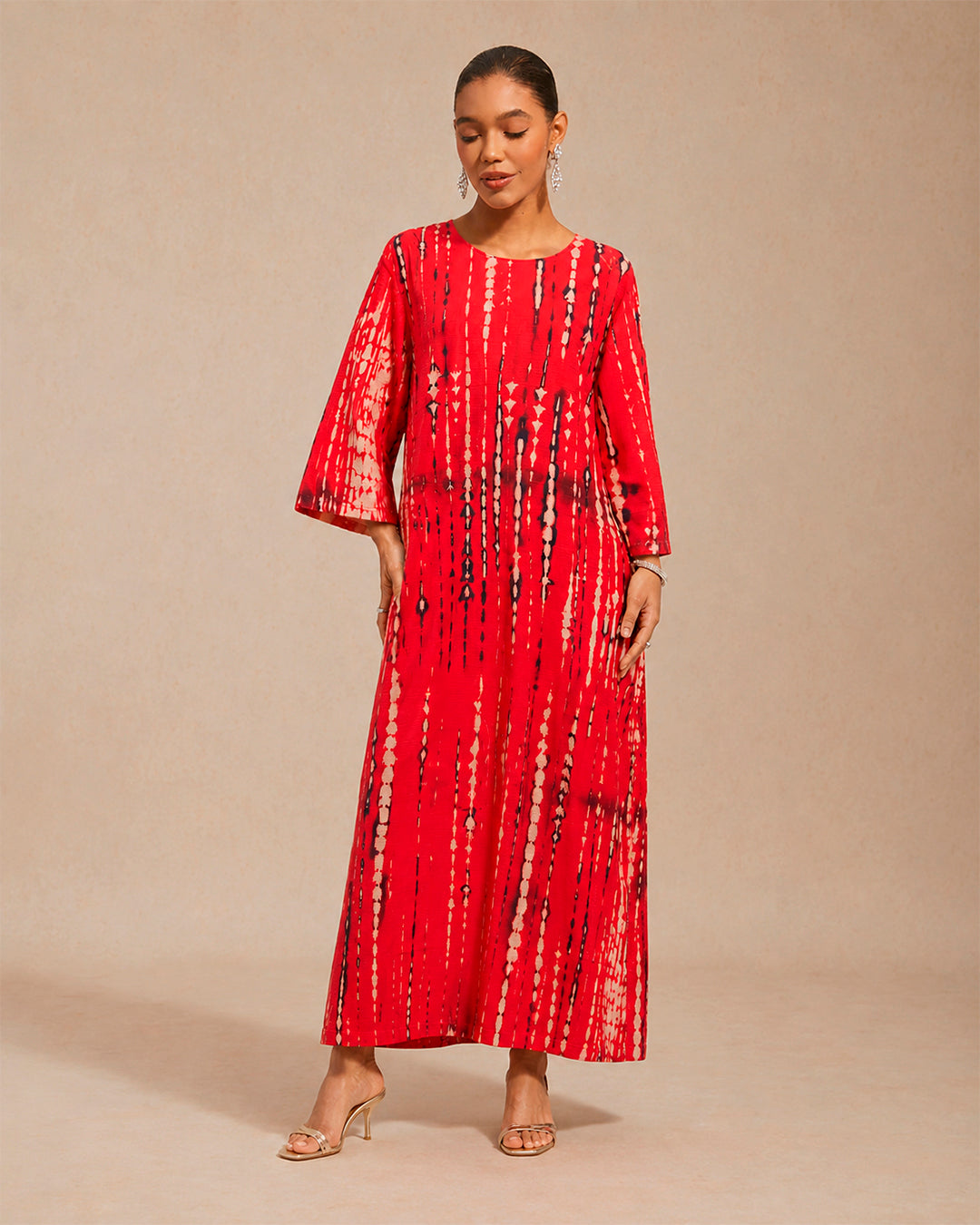 Kaftan Sienna Layla - Vermelho Estampado