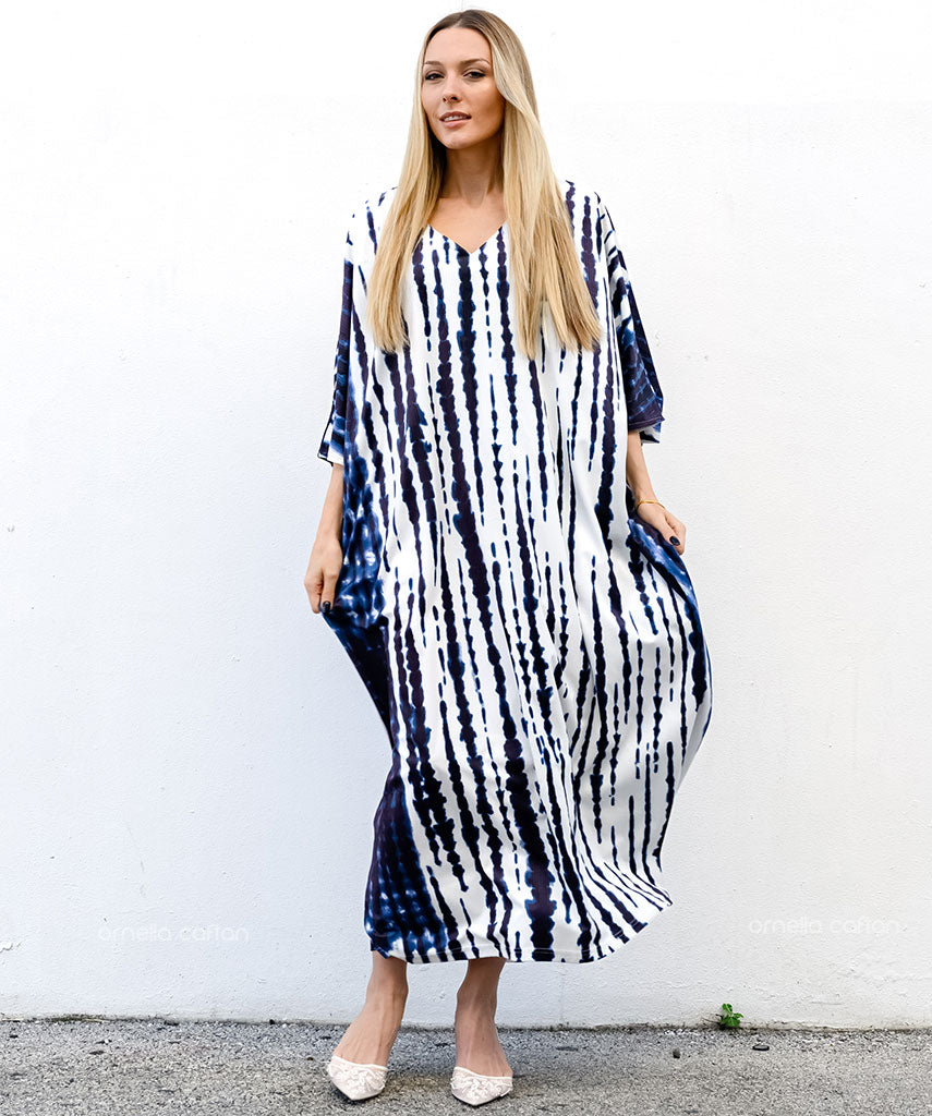 Kaftan Sienna Bali - Azul Marinho
