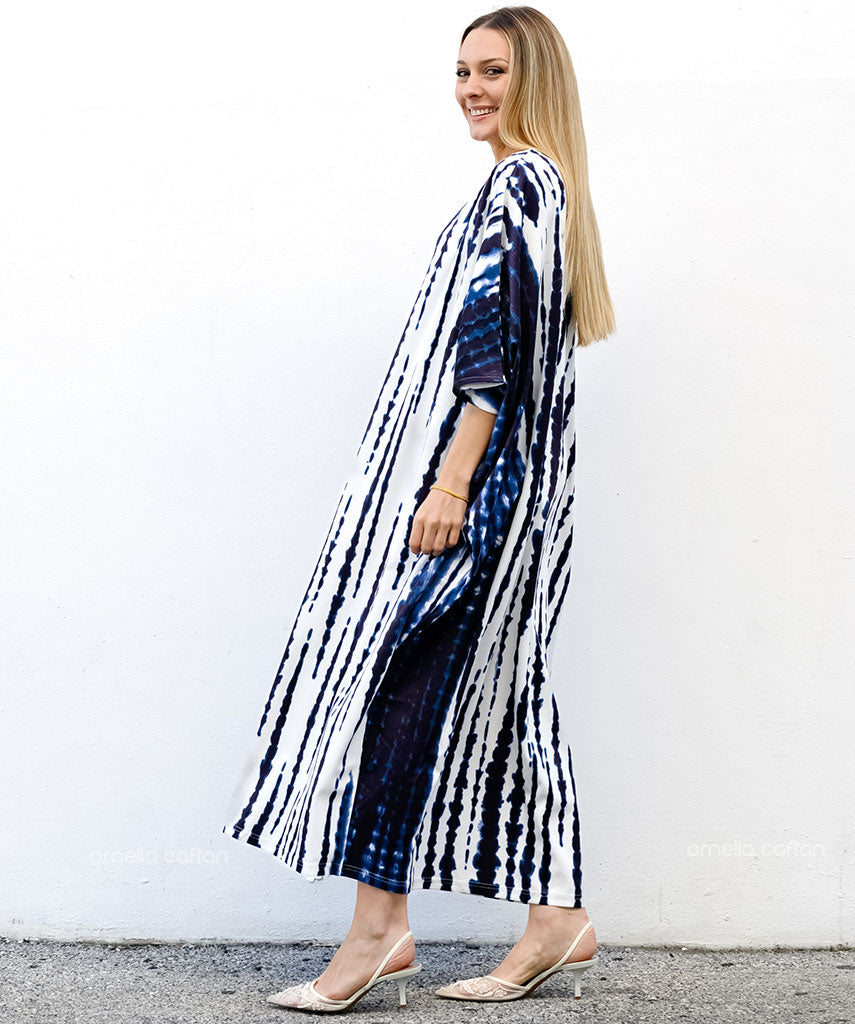 Kaftan Sienna Bali - Azul Marinho