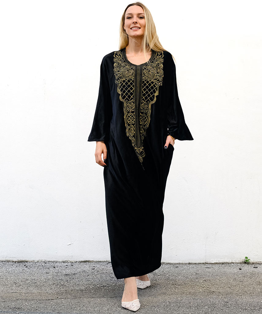 Kaftan Sienna Nour - Preto