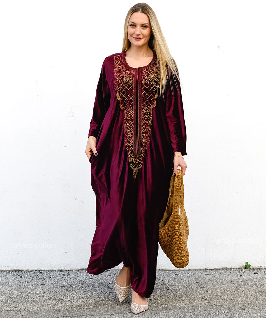 Kaftan Sienna Nour - Azul Royal