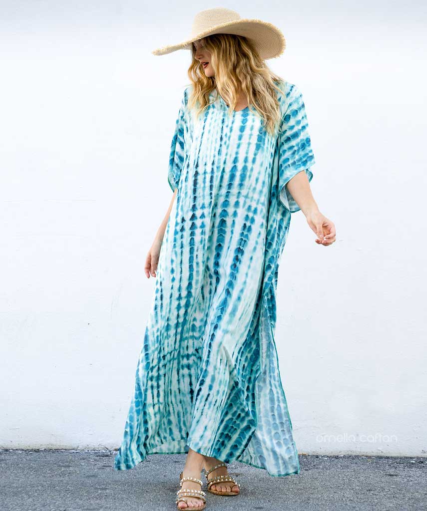 Kaftan Sienna Bali - Turquesa