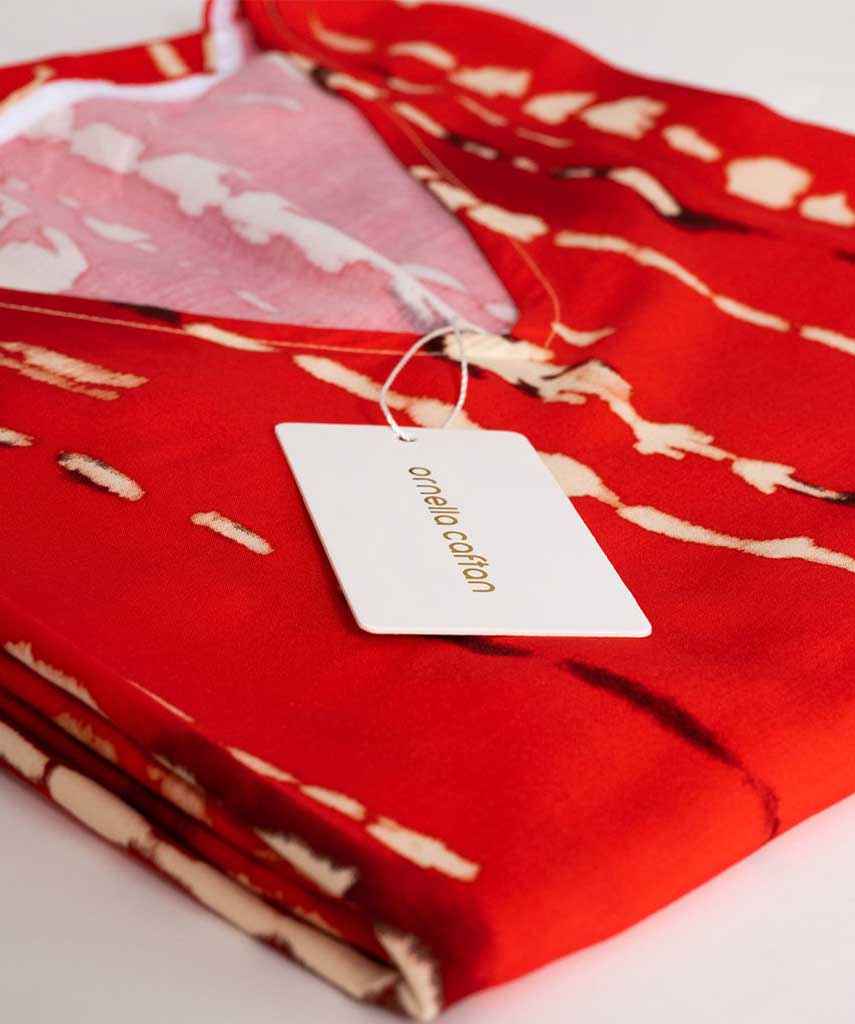 Kaftan Sienna Bali - Vermelho