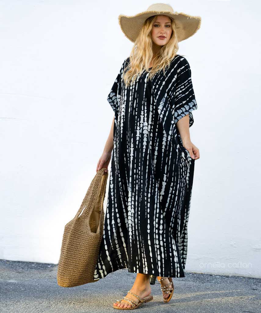Kaftan Sienna Bali - Preto