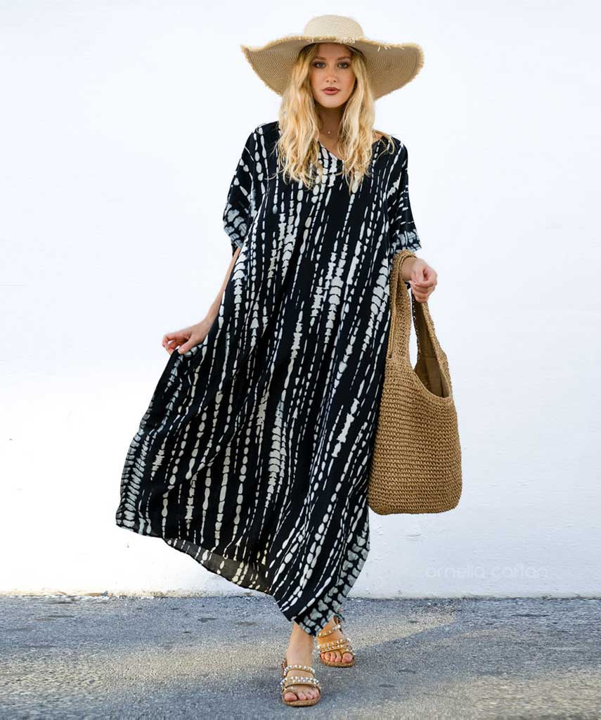 Kaftan Sienna Bali - Preto