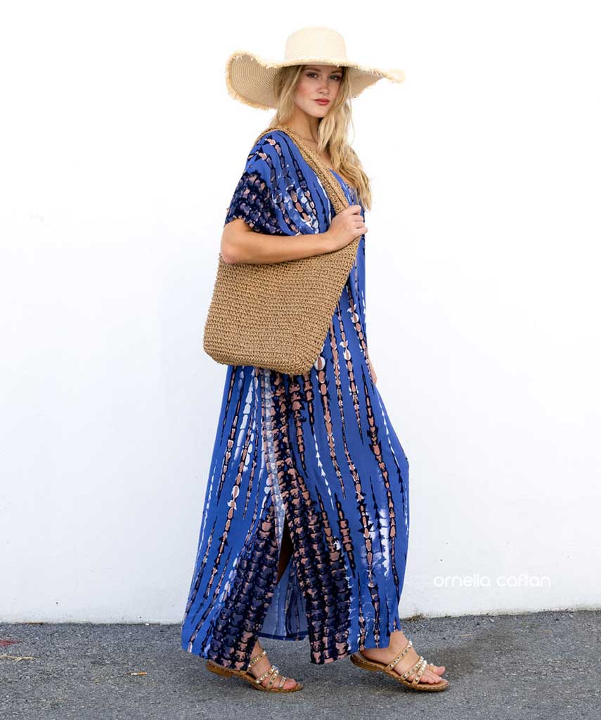 Kaftan Sienna Bali - Azul Safira