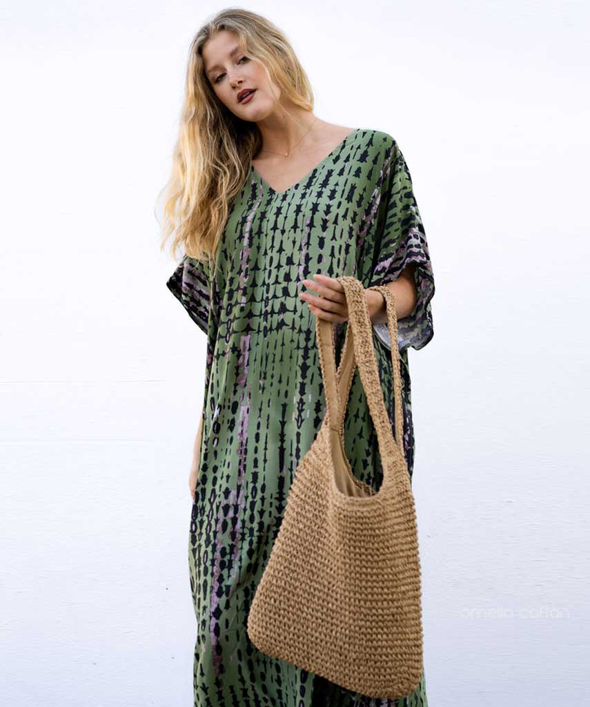Kaftan Sienna Bali - Verde Musgo