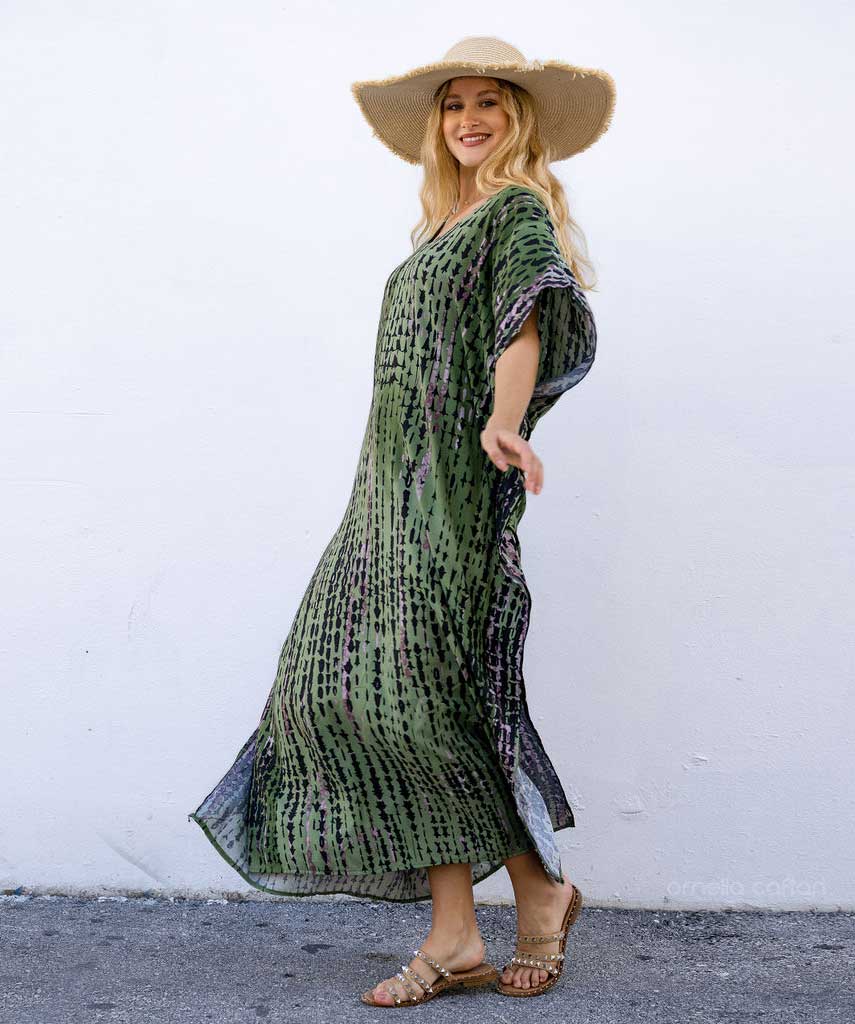 Kaftan Sienna Bali - Verde Musgo