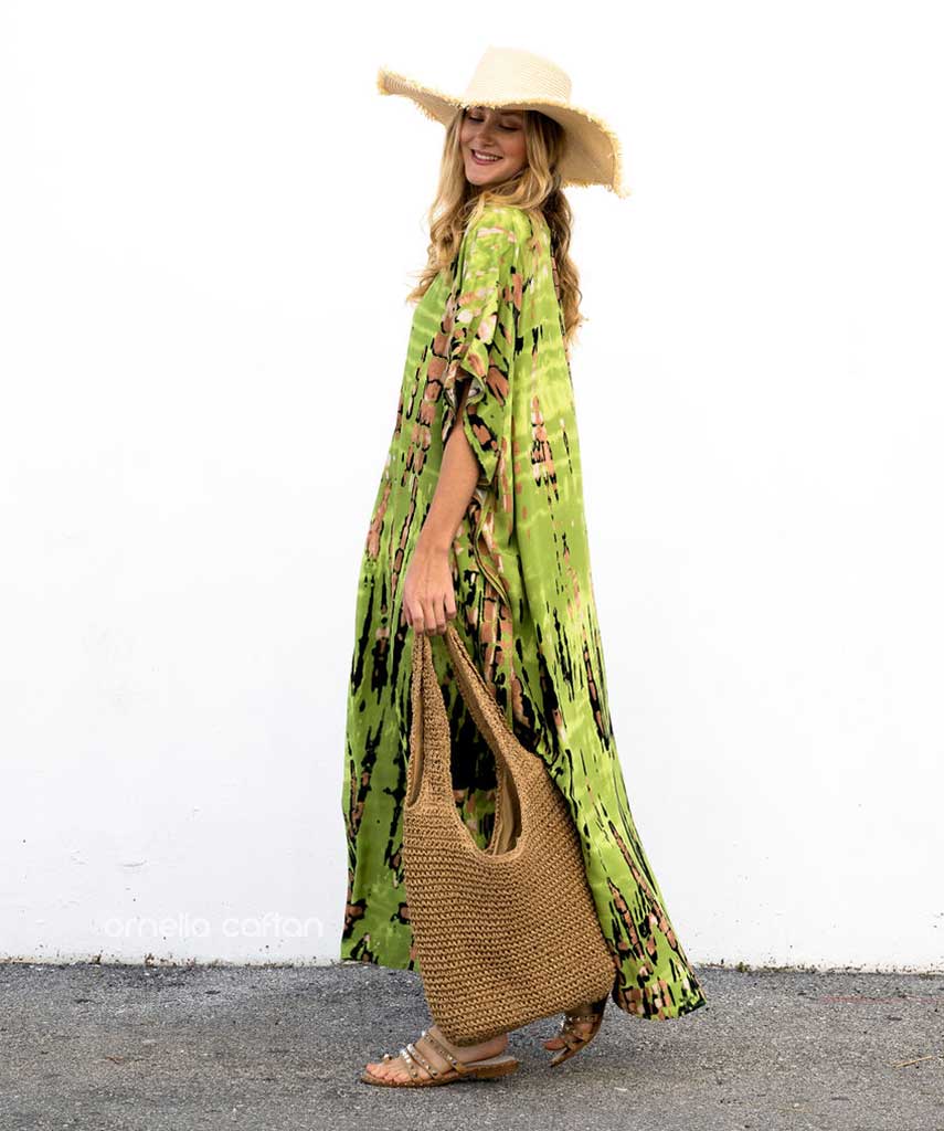Kaftan Sienna Bali - Verde Oliva