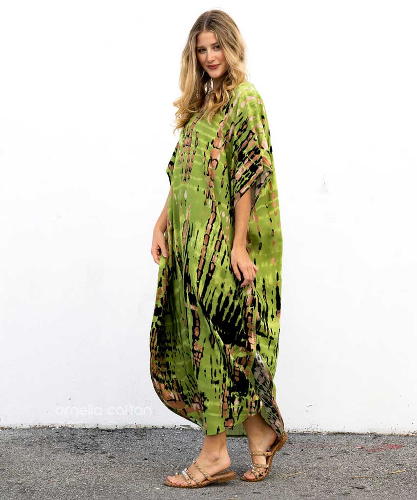 Kaftan Sienna Bali - Verde Oliva