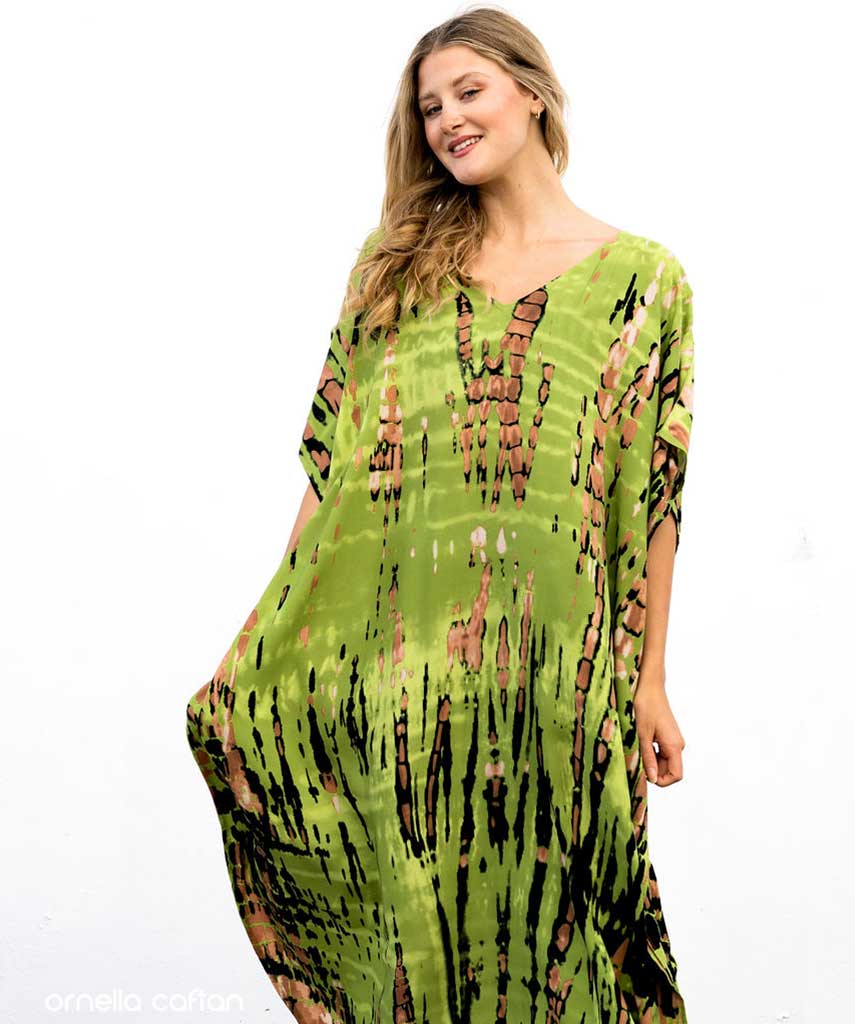 Kaftan Sienna Bali - Verde Oliva