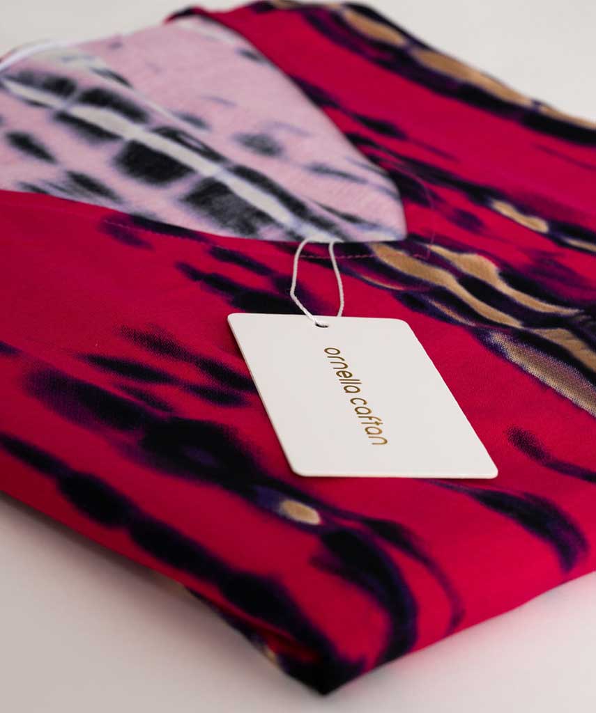 Kaftan Sienna Bali - Rosa Vermelho