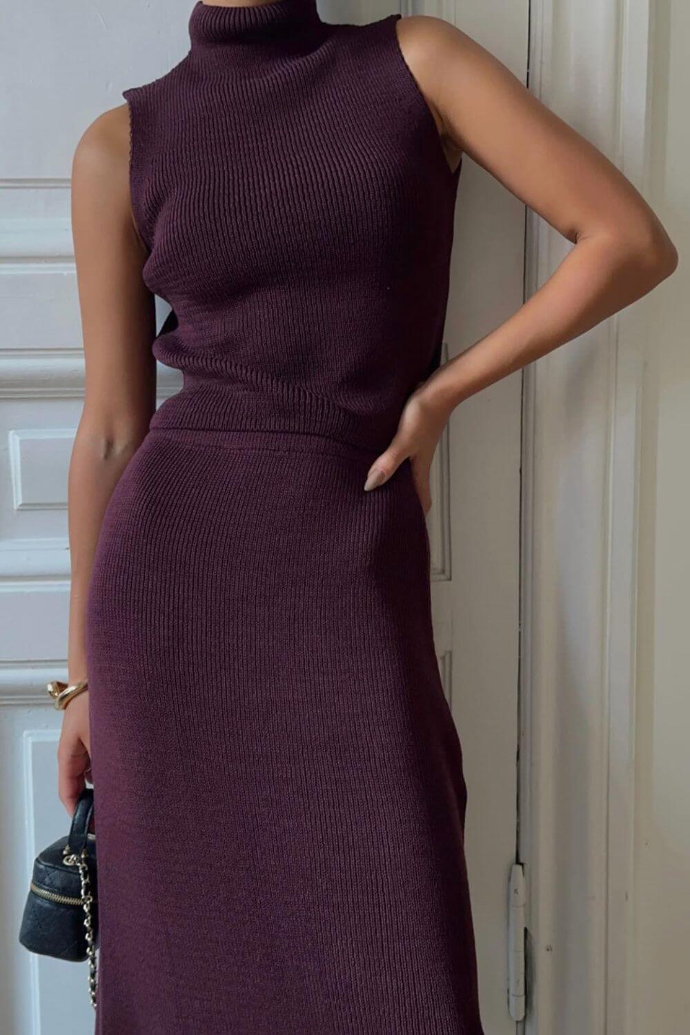 Conjunto Sienna Cannesem Tricô Canelado