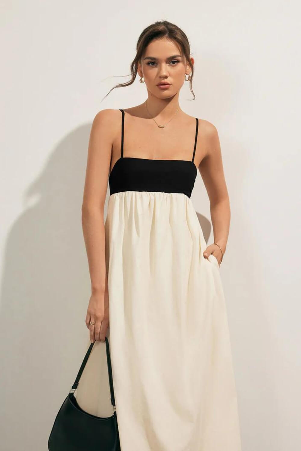 Vestido Longo em Linho Génova