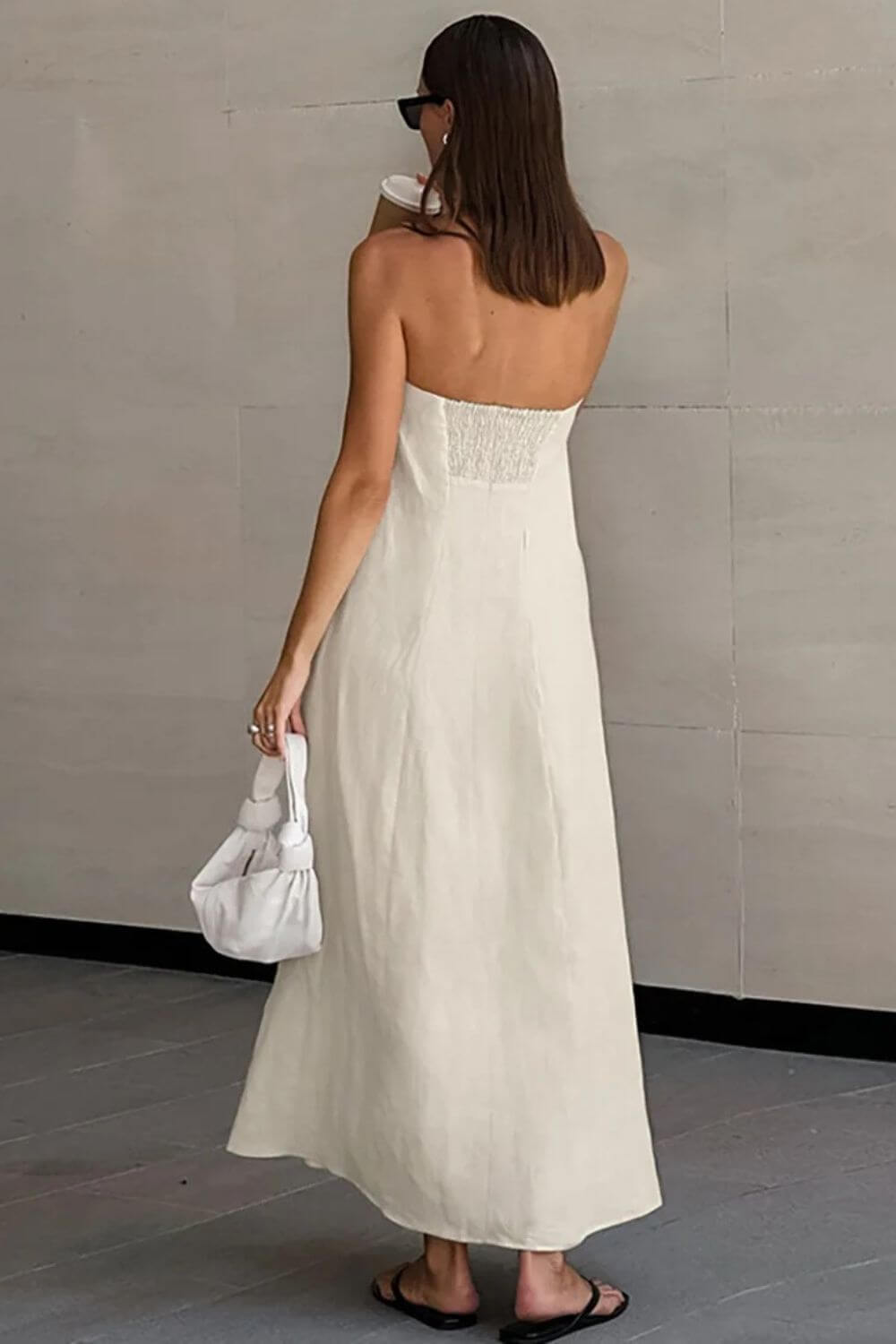 Vestido Longo em Linho Valência