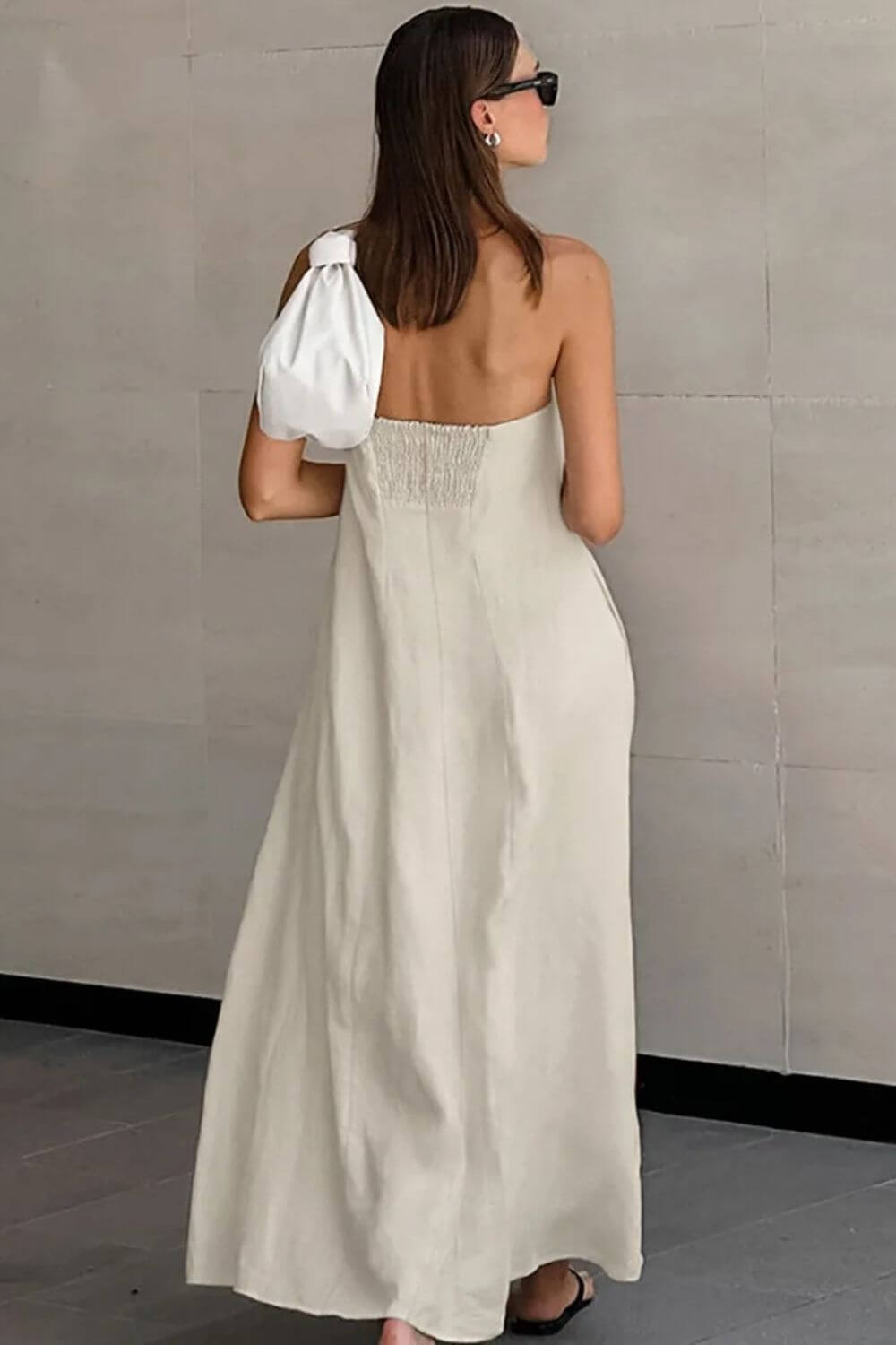 Vestido Longo em Linho Valência