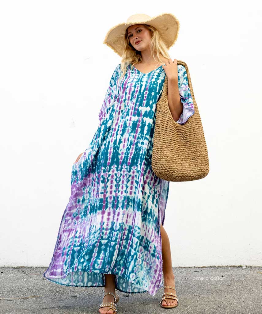 Kaftan Sienna Bali - Azul Lilás