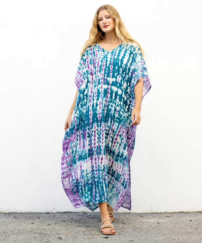 Kaftan Sienna Bali - Azul Lilás