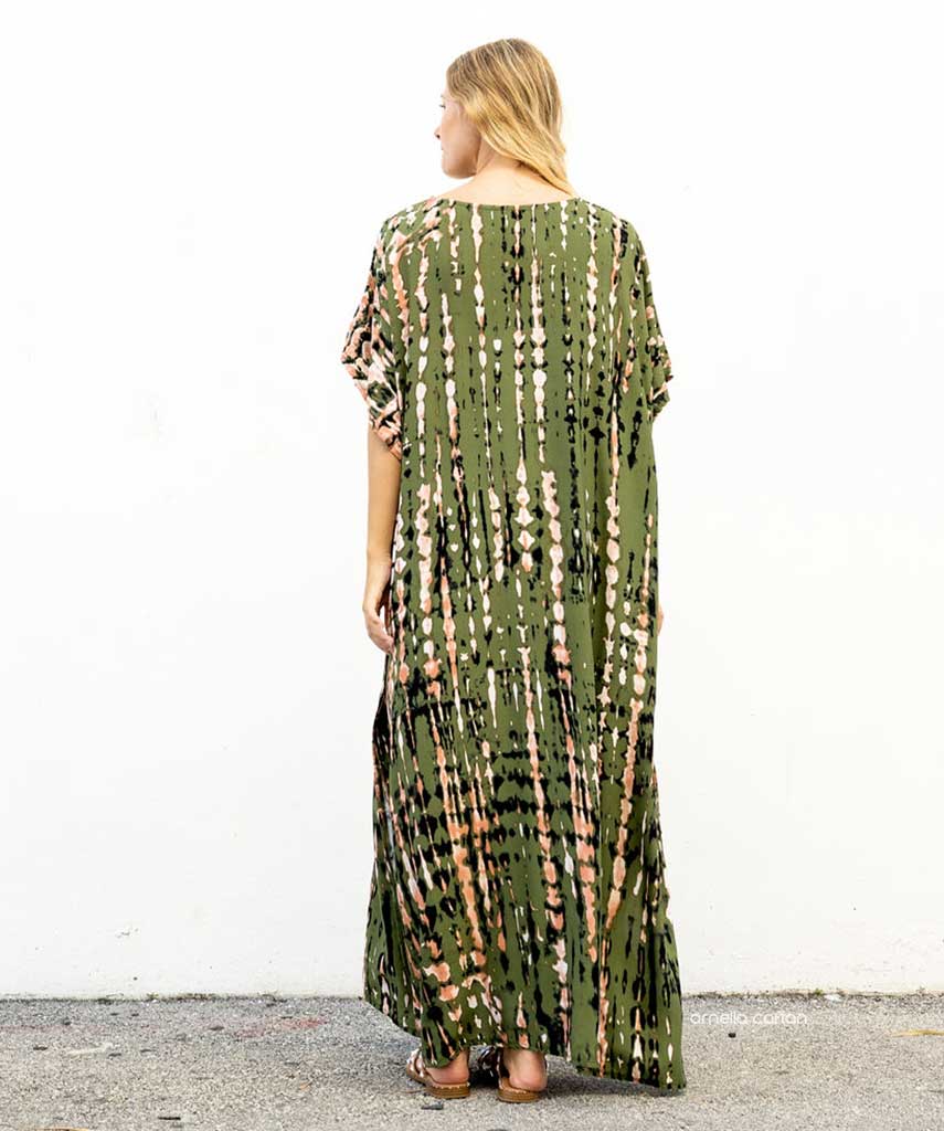 Kaftan Sienna Bali - Verde Militar