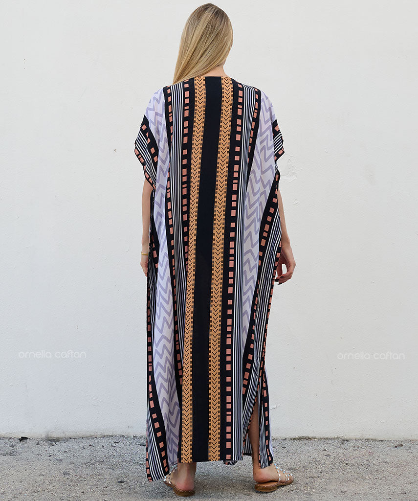 Kaftan Sienna Zuri - Étnico Dourado