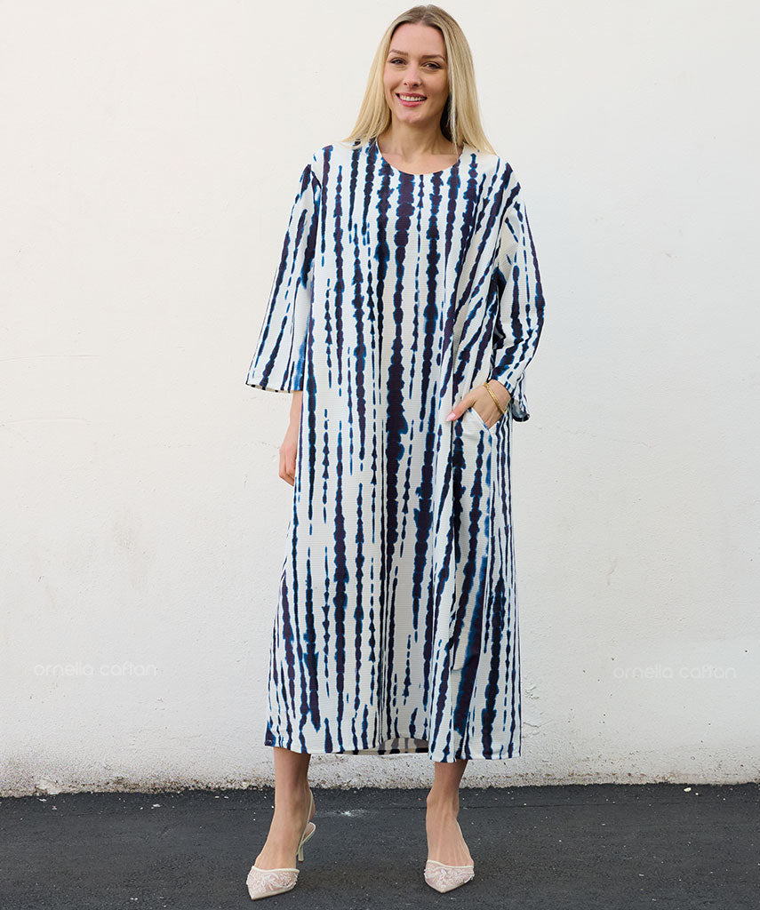 Kaftan Sienna Bali - Azul Marinho