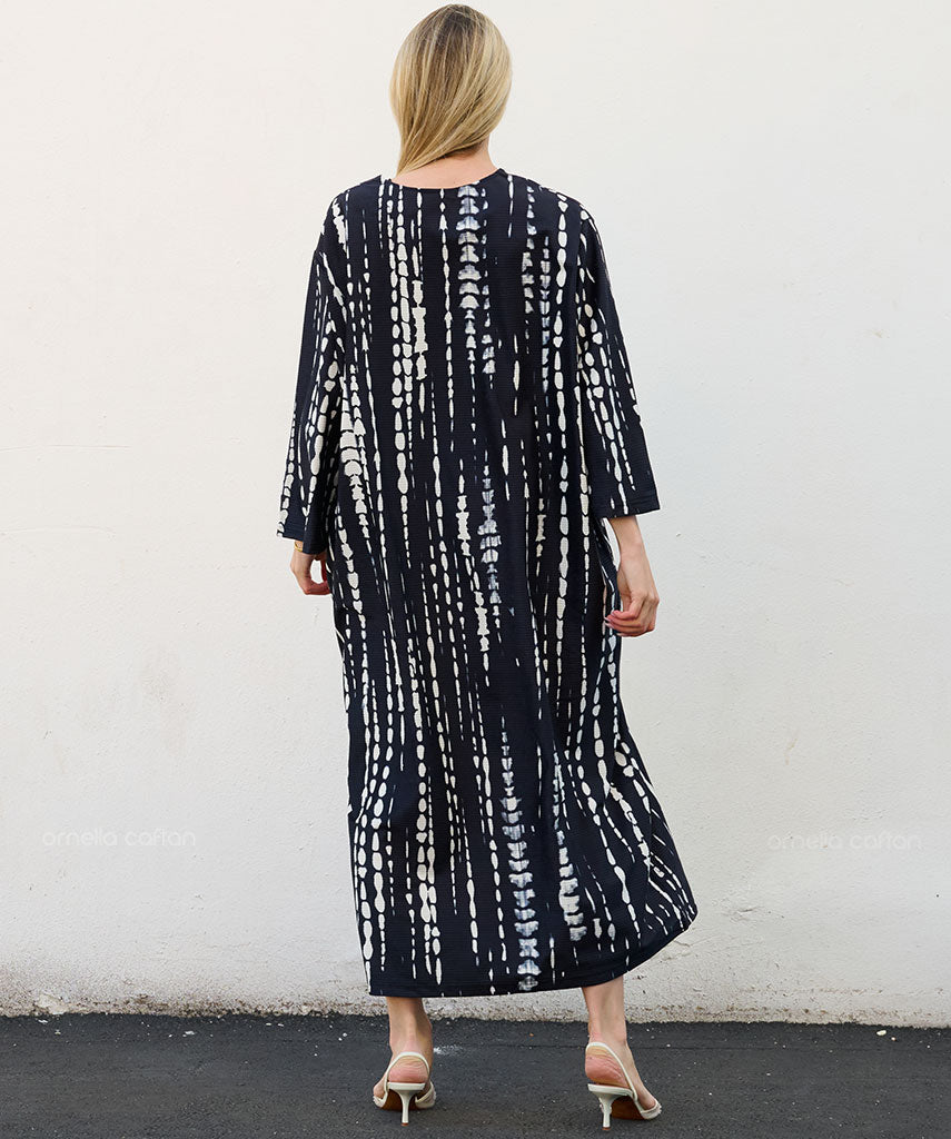 Kaftan Sienna Bali - Grafite Listrado