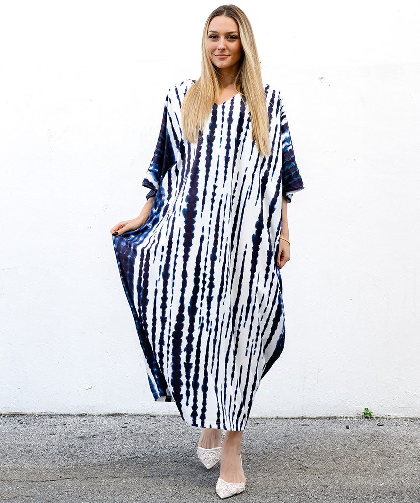 Kaftan Sienna Bali - Azul Marinho