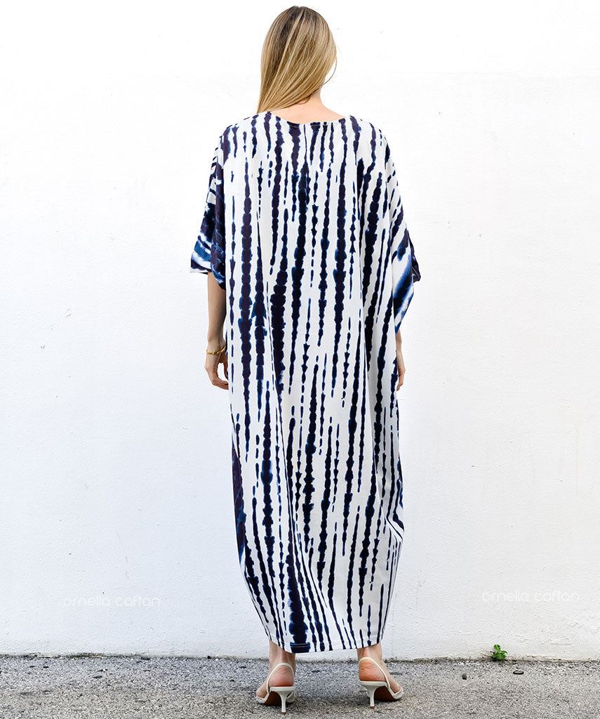 Kaftan Sienna Bali - Azul Marinho