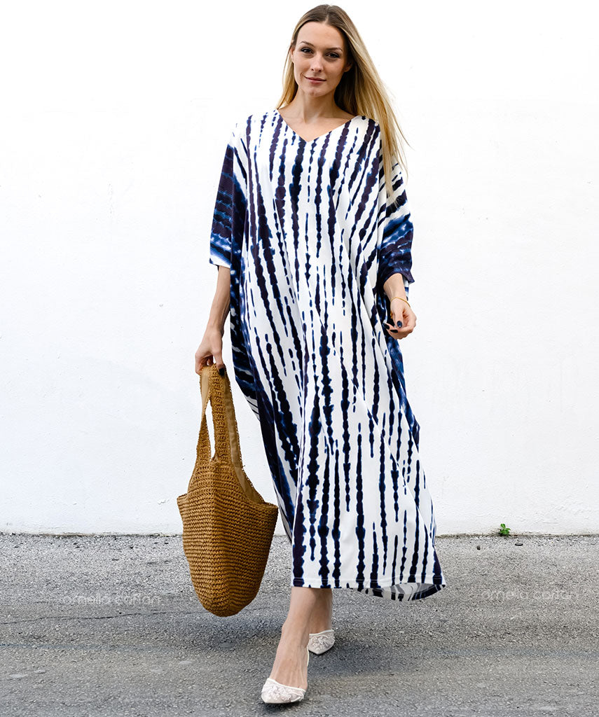 Kaftan Sienna Bali - Azul Marinho