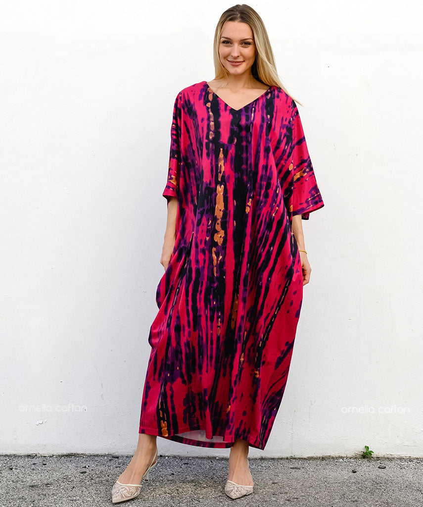 Kaftan Sienna Bali - Rosa Pink