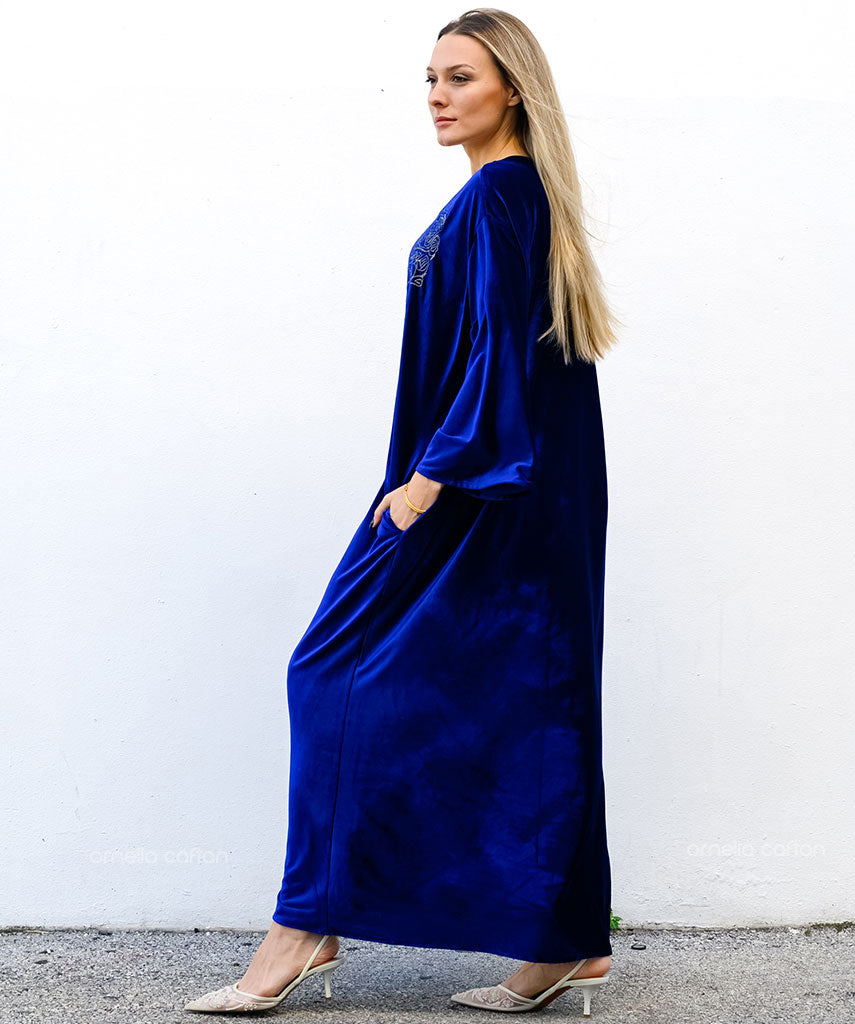 Kaftan Sienna Nour - Azul Marinho