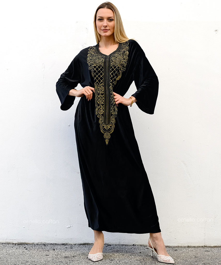 Kaftan Sienna Nour - Preto