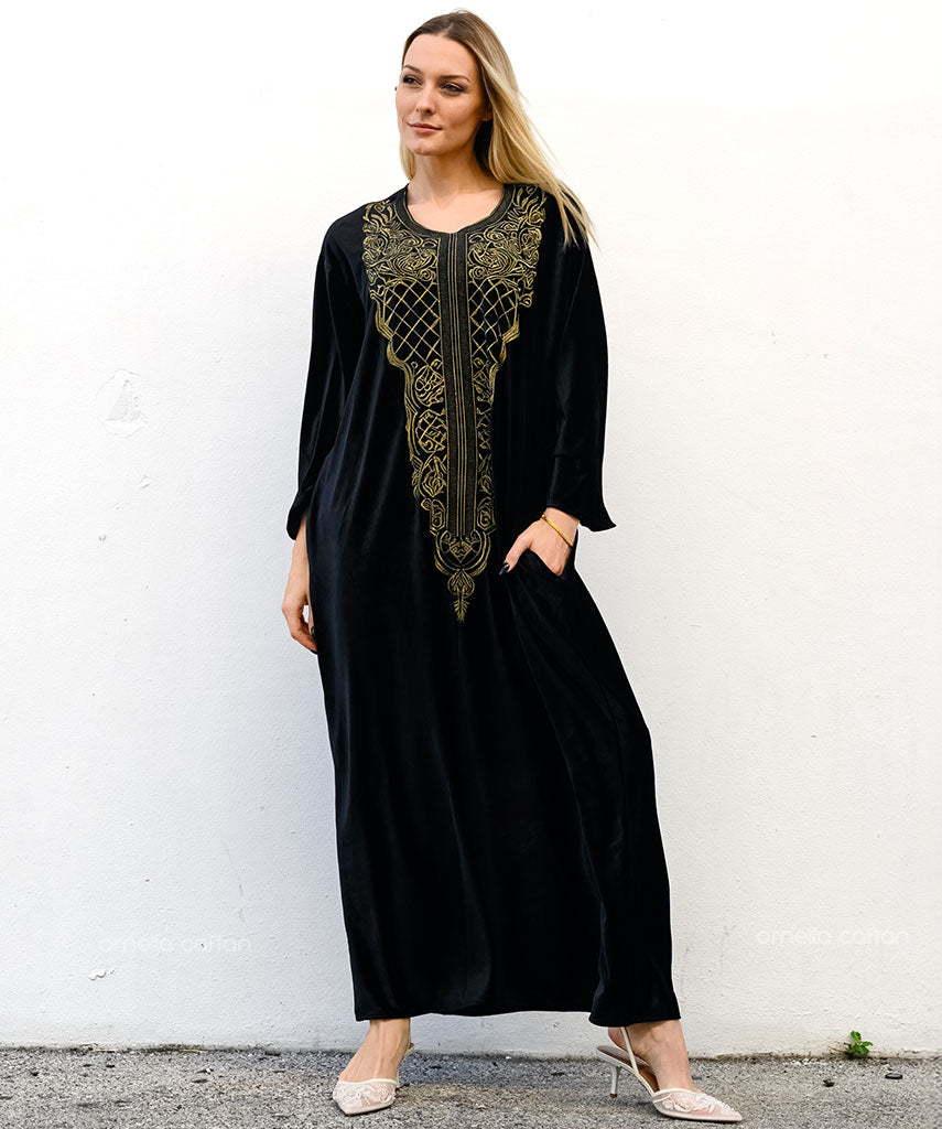Kaftan Sienna Nour - Preto