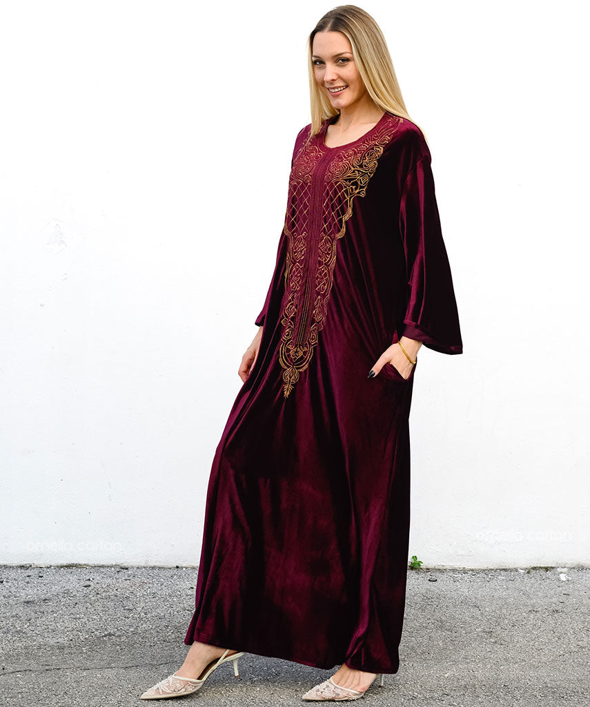 Kaftan Sienna Nour - Azul Royal