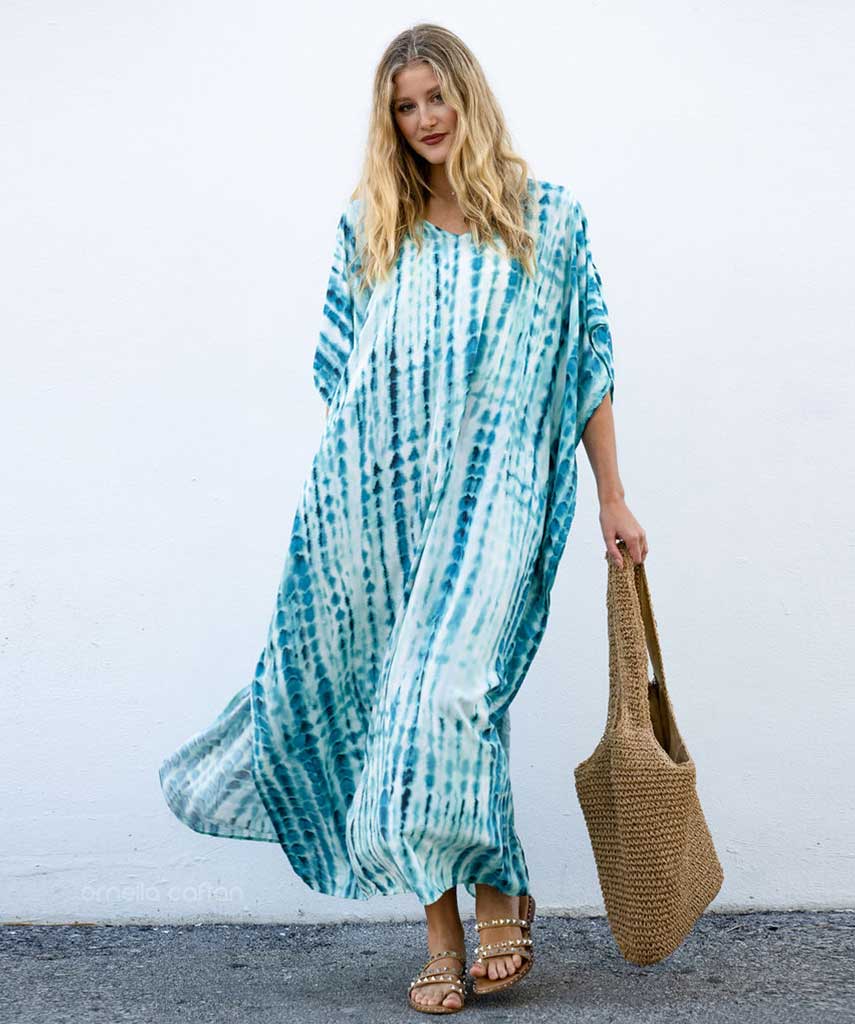 Kaftan Sienna Bali - Turquesa