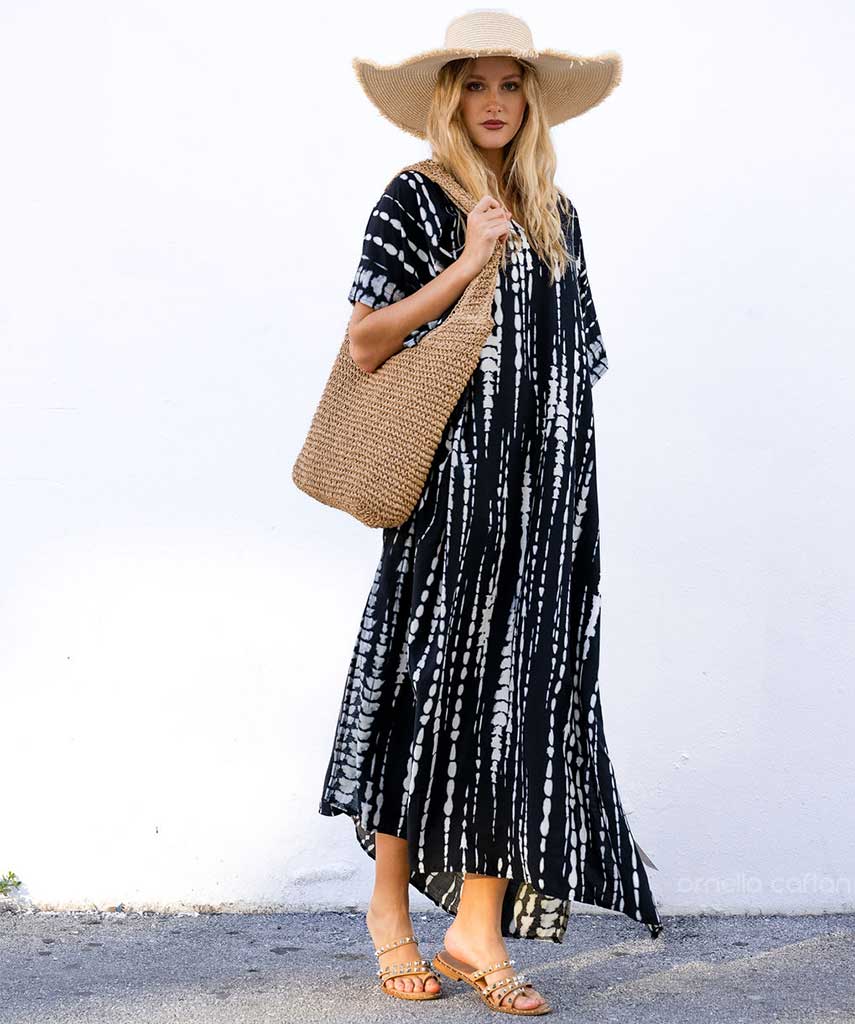 Kaftan Sienna Bali - Preto