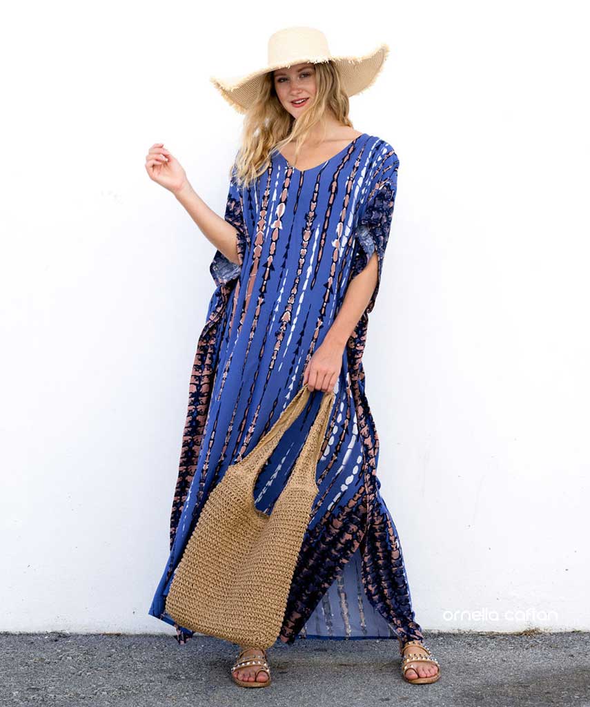 Kaftan Sienna Bali - Azul Safira