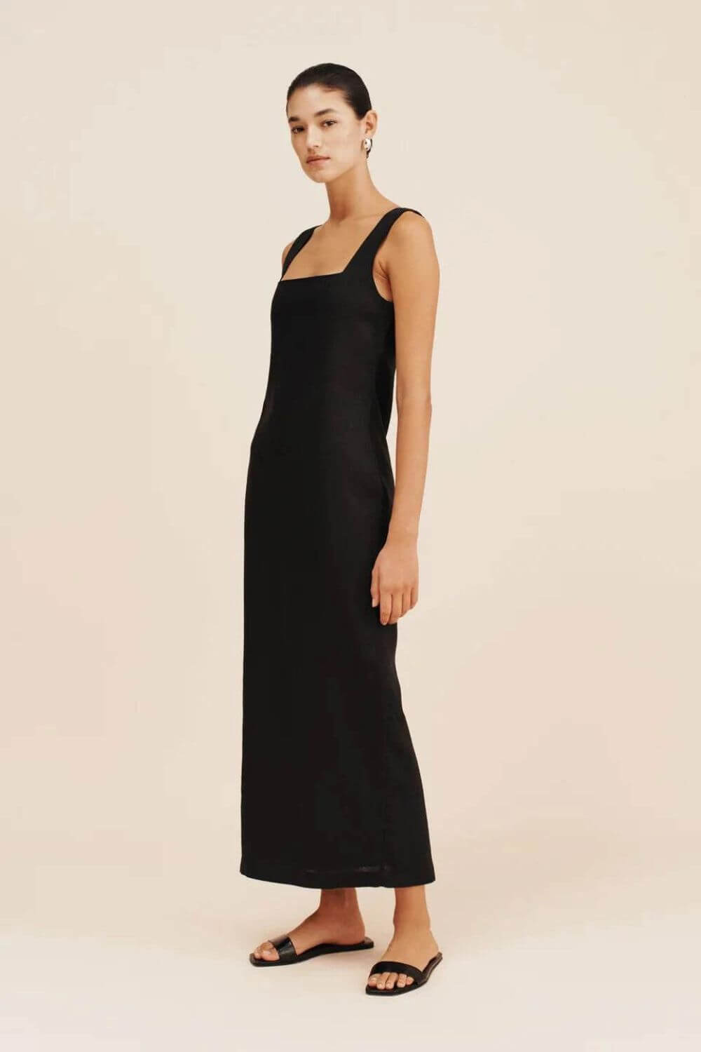 Vestido Siena Midi em Linho