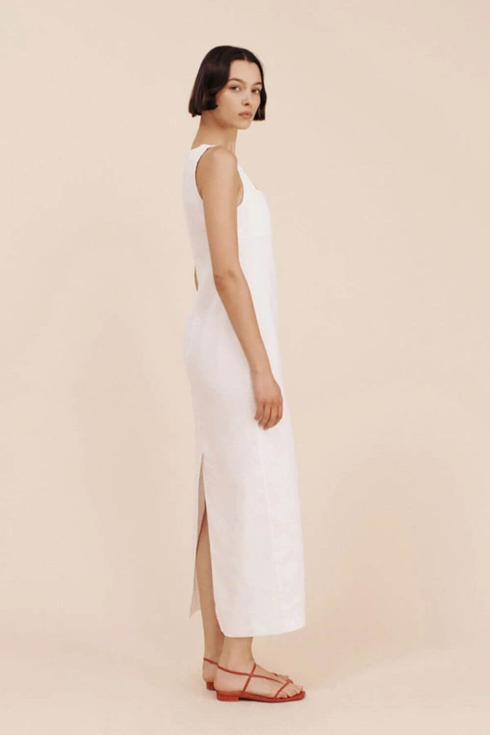 Vestido Siena Midi em Linho