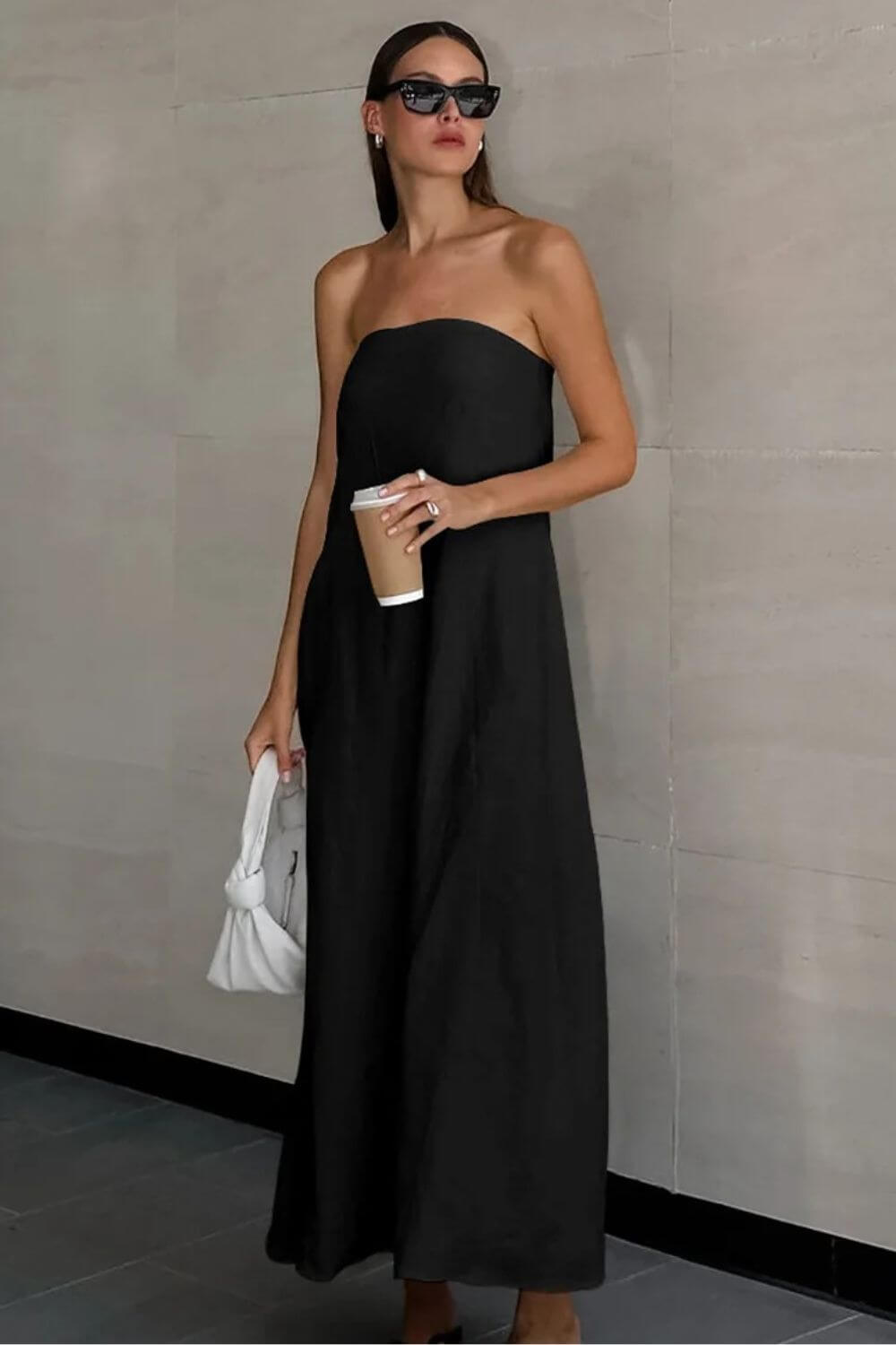 Vestido Longo em Linho Valência