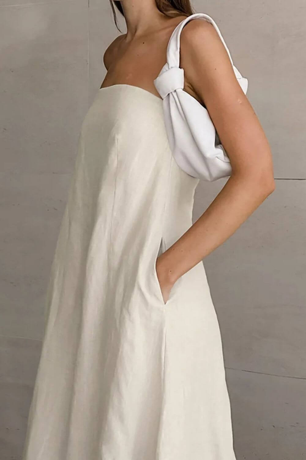 Vestido Longo em Linho Valência