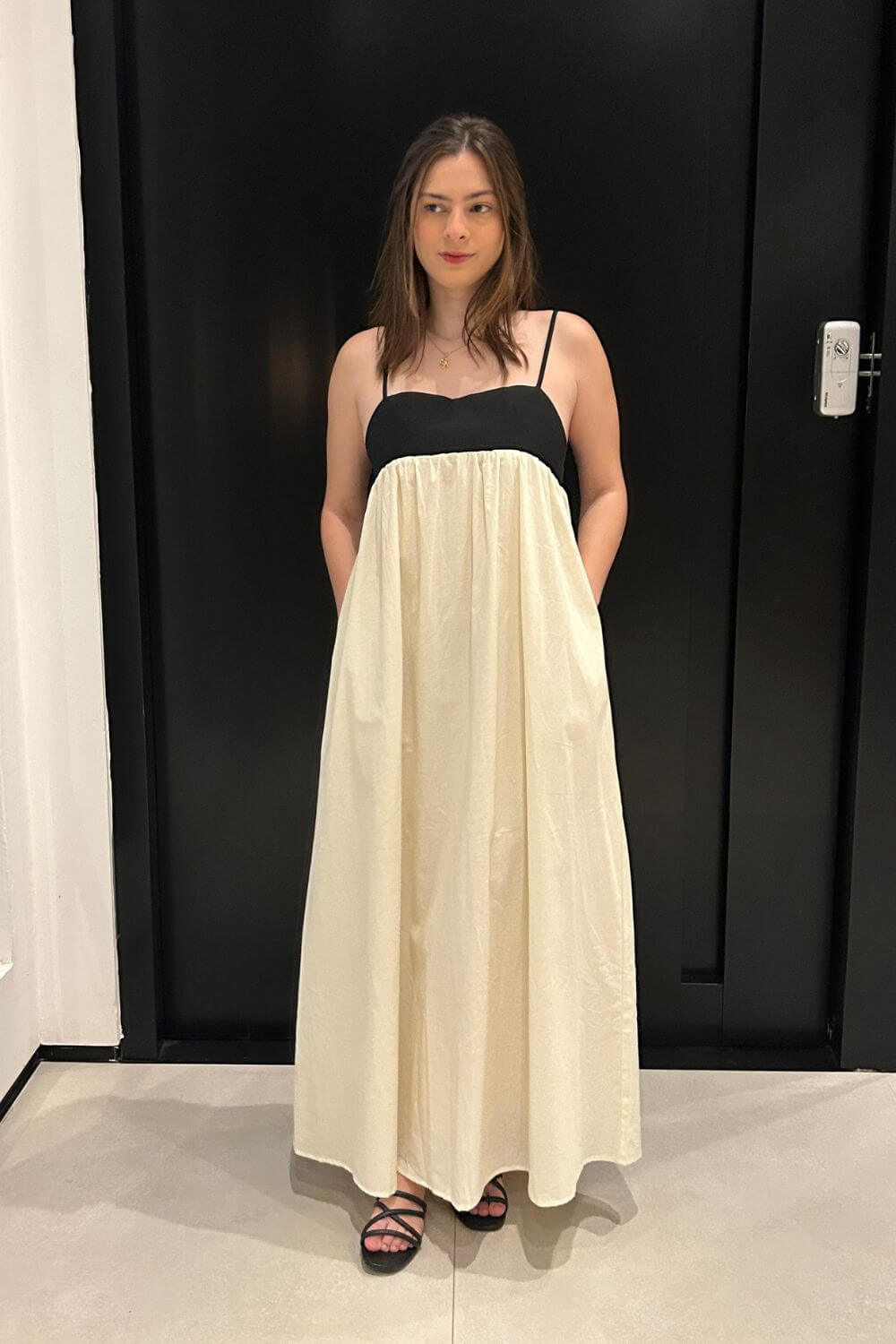 Vestido Longo em Linho Génova